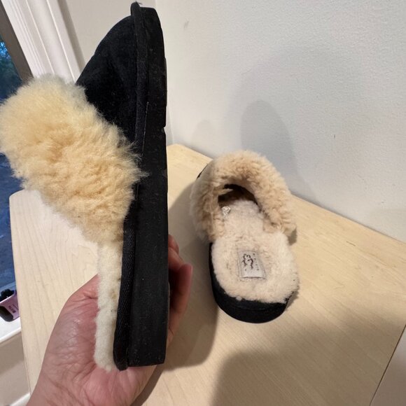 UGG Australia Black Suede Leather Slip-On Clogs | Size 10 | Gently Used 🖤👞 - Picture 7 of 12